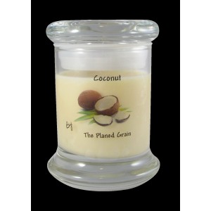 The Planed Grain Coconut Soy Scented Jar Candle THPG1056